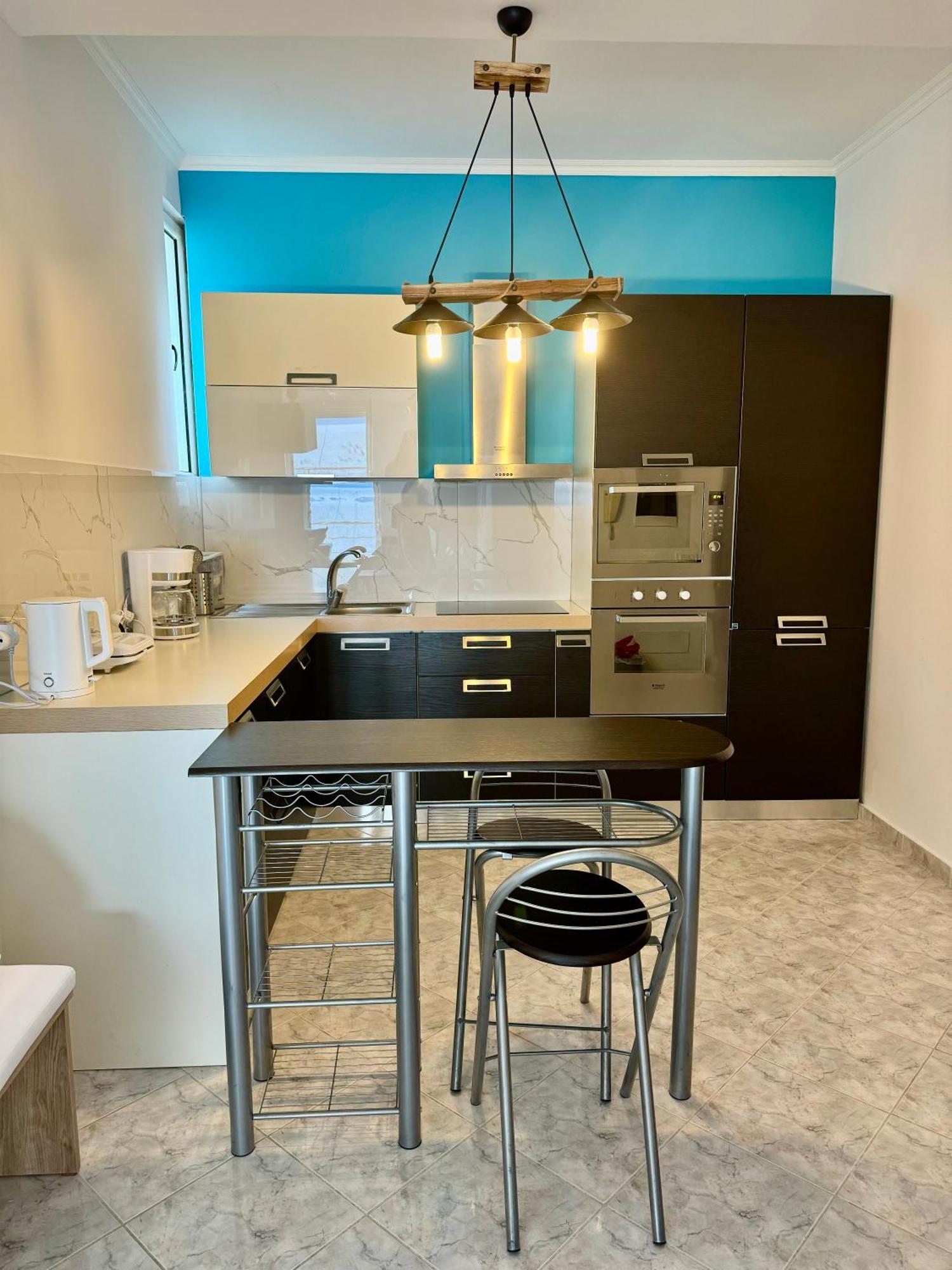 Comfy Blue Sarande Appartement Buitenkant foto